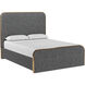 Tometi Chacha Grey Bed, Queen